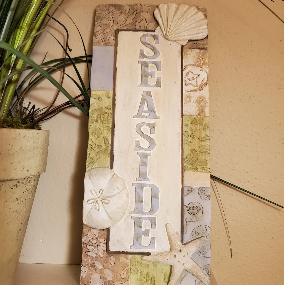 Beach and Seaside Hanging Wall Art Plaques